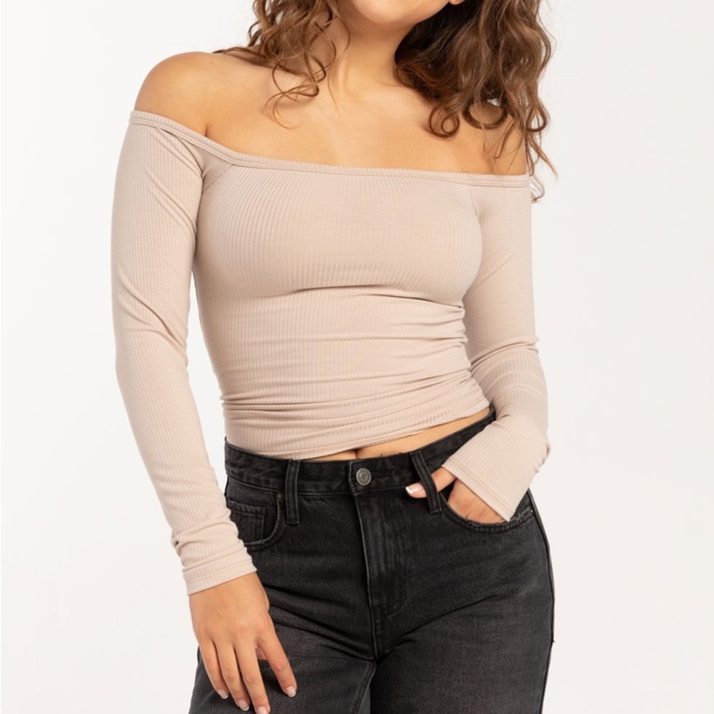 RSQ Off Shoulder Shirt